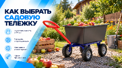 Как выбрать садовую тележку
