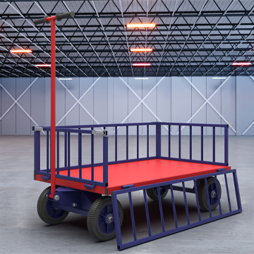 Тележки с поворотной передней осью