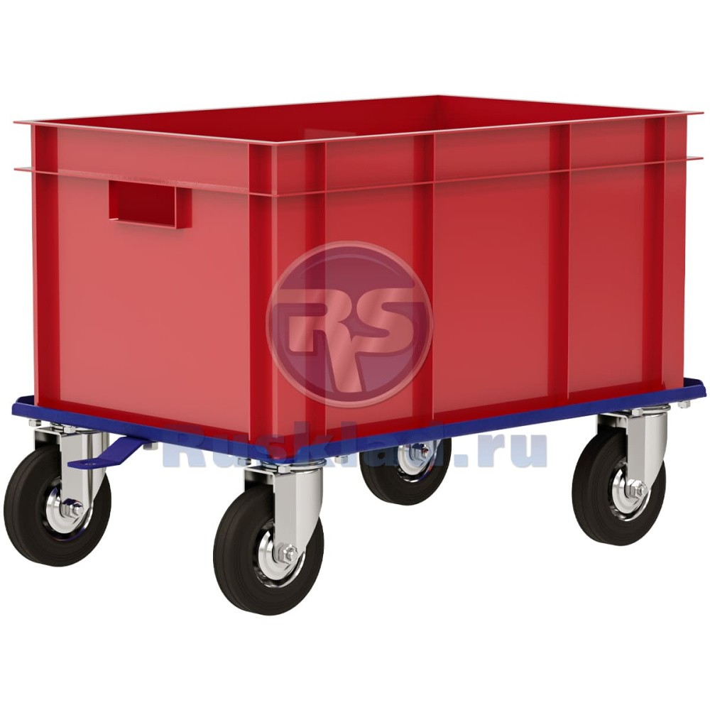 Тележка для транспортировки пластиковой тары «СКЕЙТ» Тележка для транспортировки пластиковой тары «СКЕЙТ»