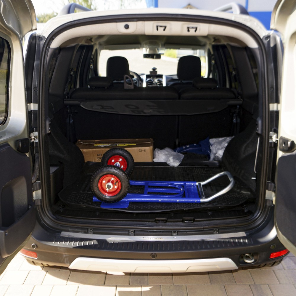 Тележка грузовая с дополнительной полкой и выдвижной ручкой КГ 100 П Тележка грузовая с дополнительной полкой и выдвижной ручкой КГ 100 П