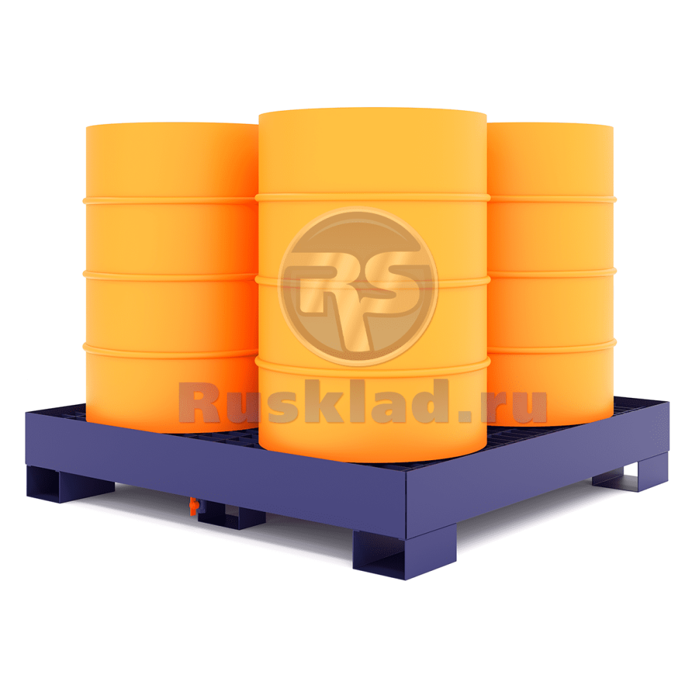 Поддон металлический для бочек ПДБ 4 Поддон металлический для бочек ПДБ 4