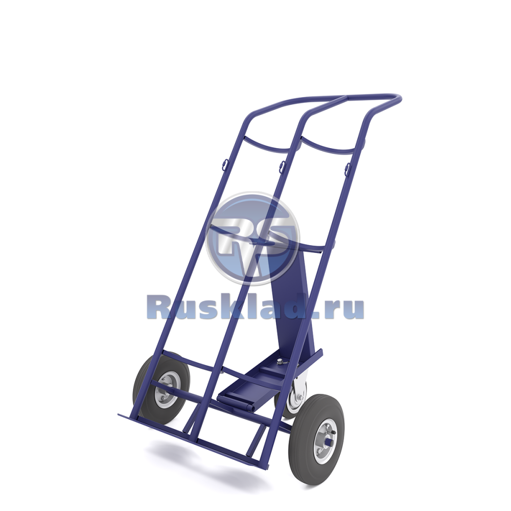 Тележка для перевозки двух газовых баллонов с фиксацией ремнём ГБ 2 (г/п 220кг) Тележка для перевозки двух газовых баллонов с фиксацией ремнём ГБ 2 (г/п 220кг)